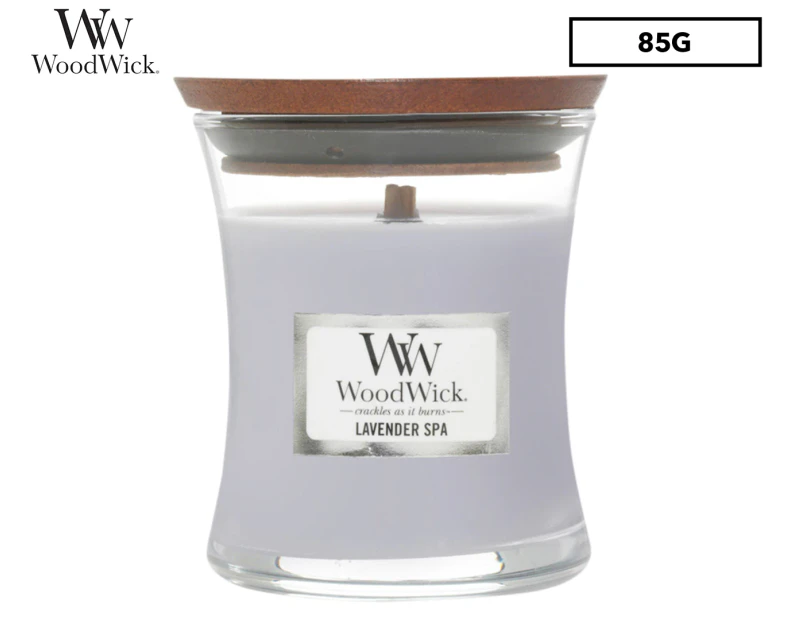 WoodWick Lavender Spa Mini Scented Candle 85g