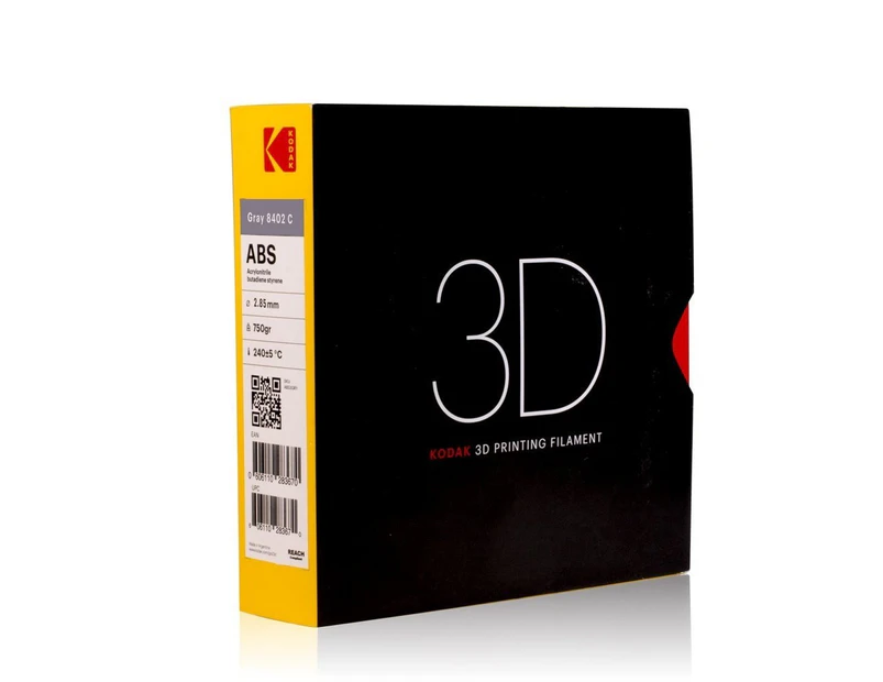 (Gray) - KODAK 3D Printing Filament ABS (Grey, 2.85 mm)