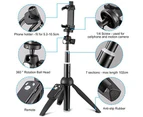 Selfie Stick Tripod, 102 cm Portable Extendable All in One Selfie Stick with Wireless Remote