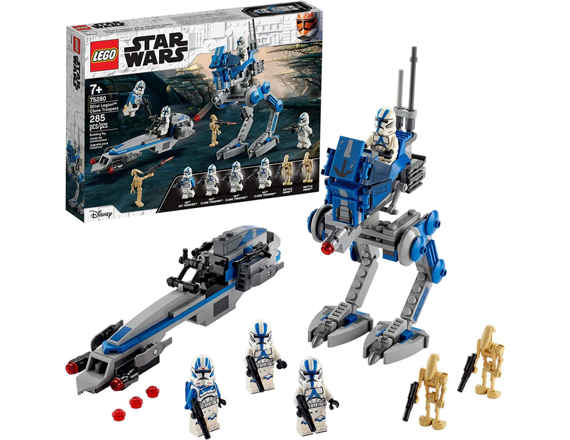 LEGO Star Wars 501st Legion Clone Troopers 75280 Building Kit, Cool Action Set for Creative Play and Awesome Building; Great Gift or Special Surprise for K