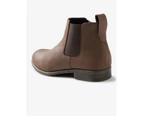 Rivers Cracked Leather Chelsea Boot - Mens - Dark Sand