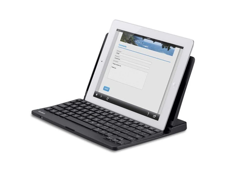 Belkin YourType Bluetooth Keyboard with Stand for iPad - Black
