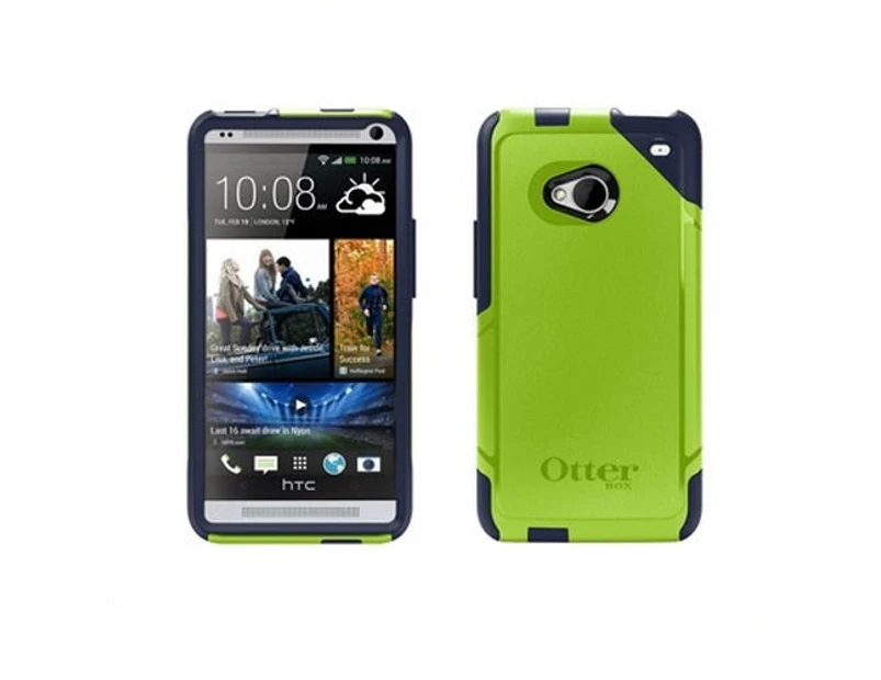 OtterBox Commuter Case for New HTC One M7 - Punked Green 77-26431