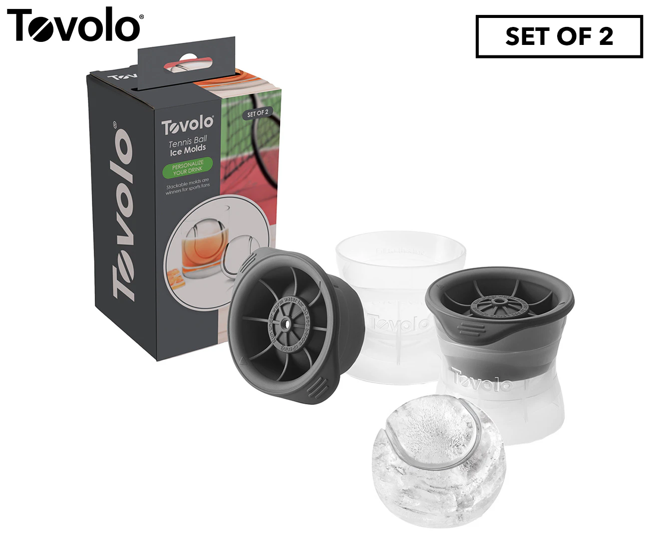 Tovolo - Golf Ball Ice Mold S/2