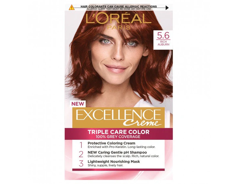 L'Oreal Excellence Creme 5.6 Rich Auburn Hair Colour