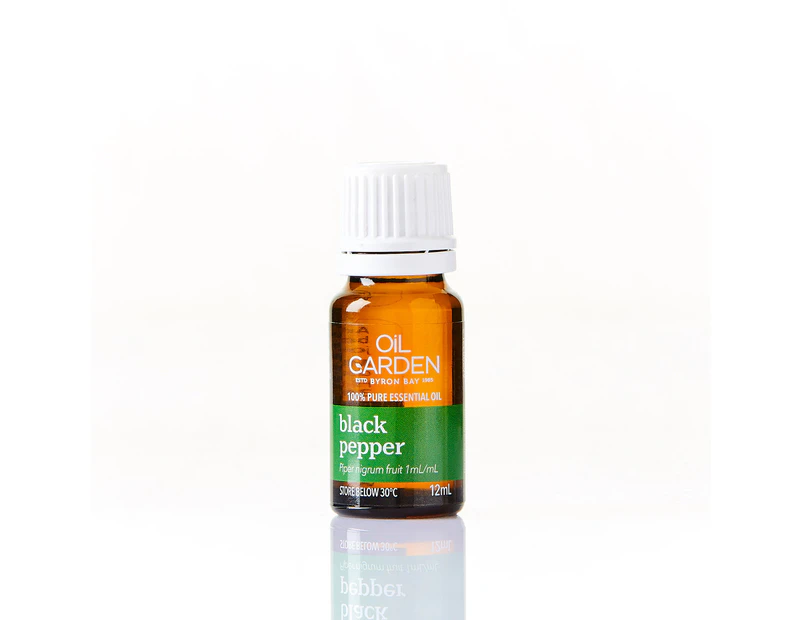 Oil Garden Black Pepper 12mL 100% Pure Essential Oil Therapeutic Aromatherapy Ease