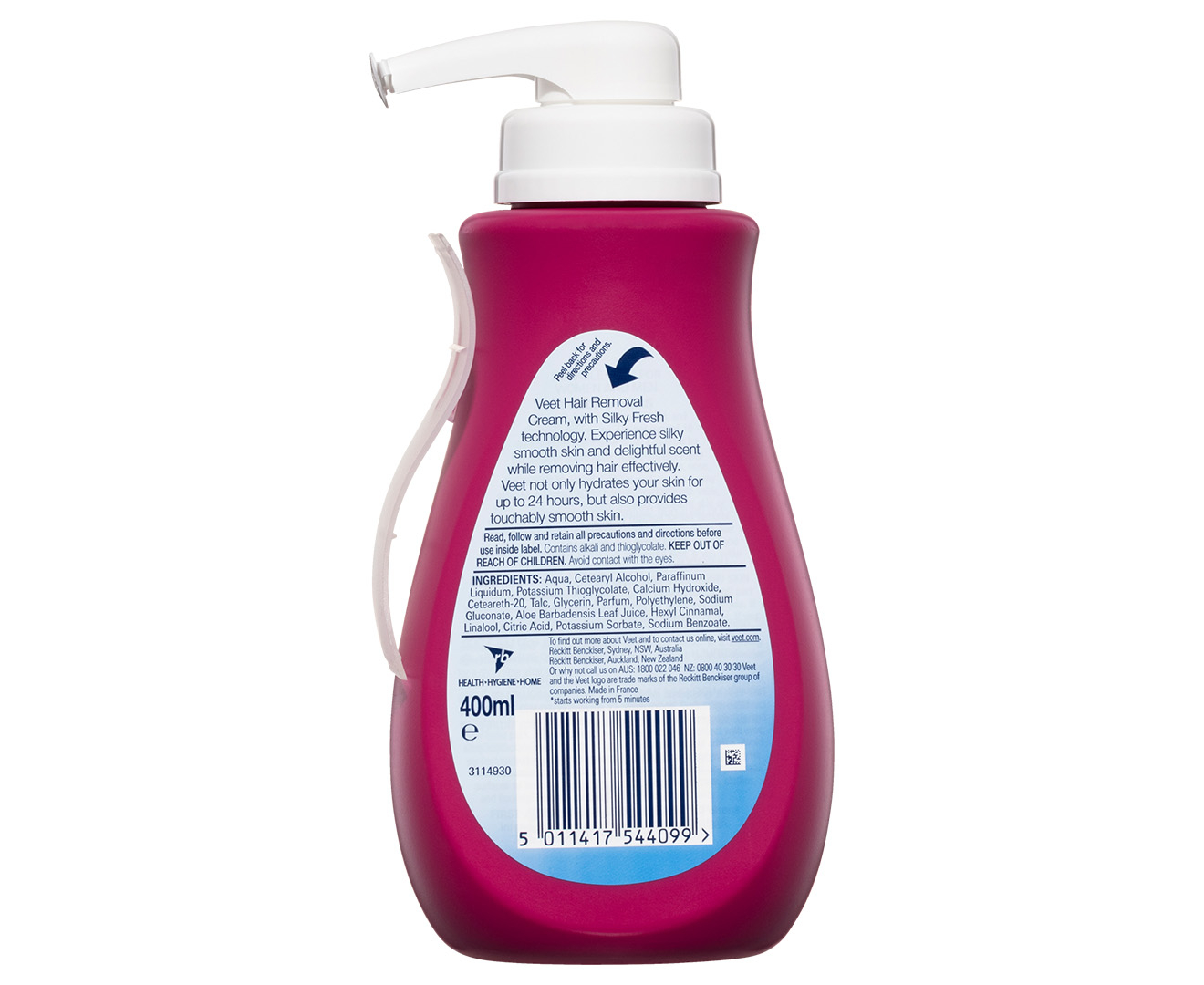 Veet Hair Removal Cream 400mL .au Veet Hair Removal Cream 400mL .au