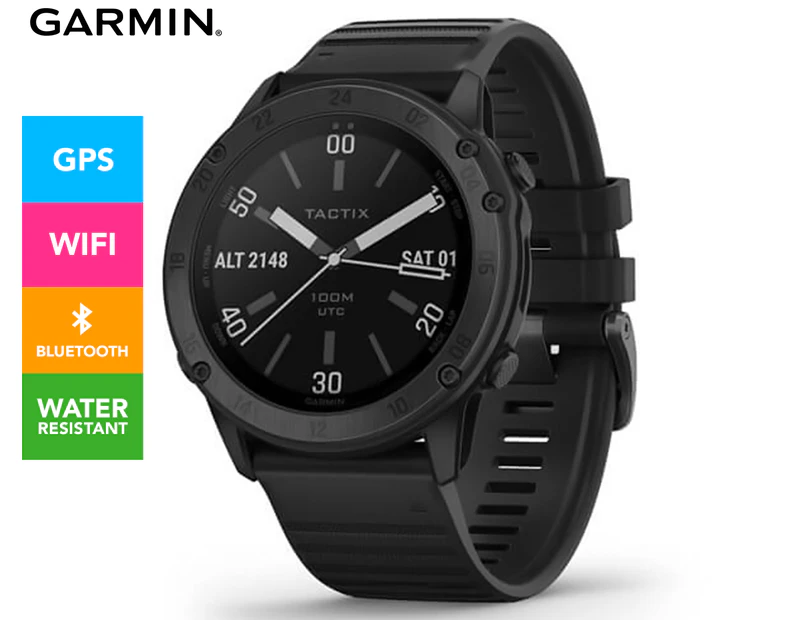 Garmin 51mm Tactix Delta Sapphire Edition GPS Smartwatch - Black
