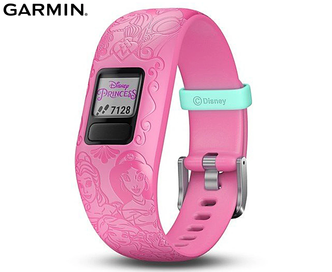 Garmin Vivofit jr. 2 Disney Princess Fitness Tracker - Pink