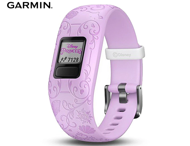 Garmin Vivofit jr. 2 Disney Princess Character Icons Fitness Tracker - Purple