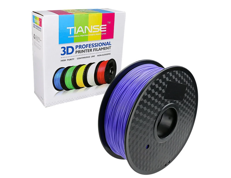TIANSE Violet Blueviolet PLA 3D Printer Filament 1.75mm 1KG Spool Filament for 3D Printing, Dimensional Accuracy +/- 0.03 mm