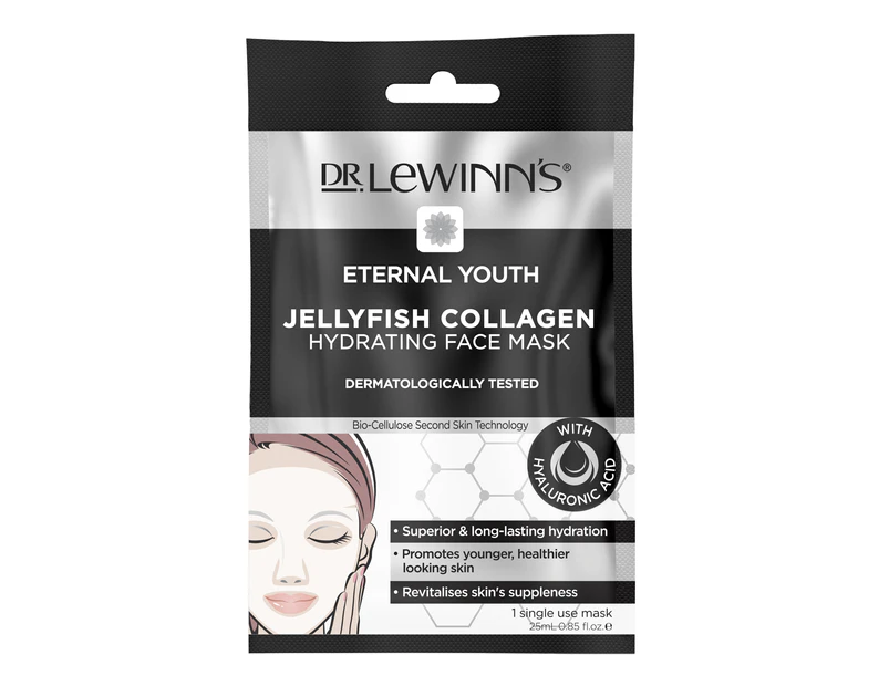 Dr LeWinn's Eternal Youth Jellyfish Collagen Hydrating Face Mask 1 pack