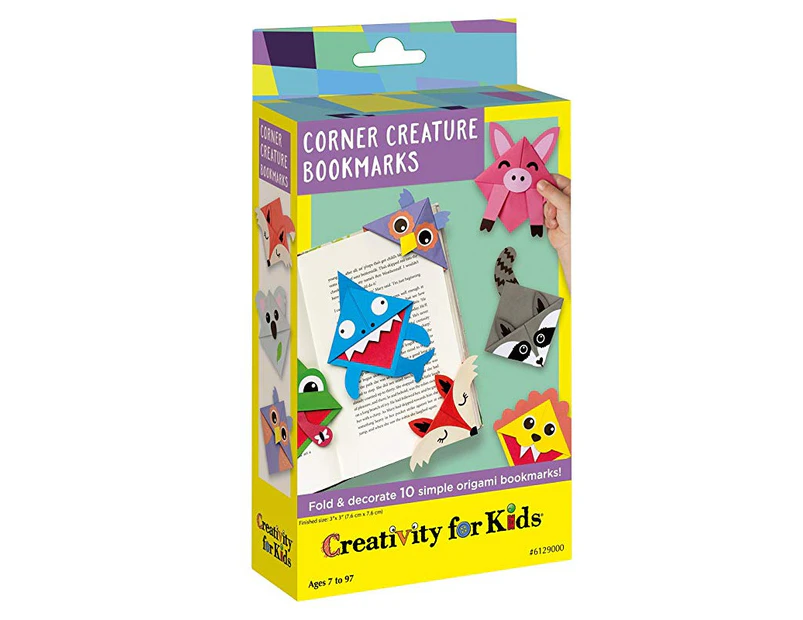 (Cfk Mini Kit Corner Creature Bookmarks) - Creativity For Kids Corner Creature Origami Bookmarks