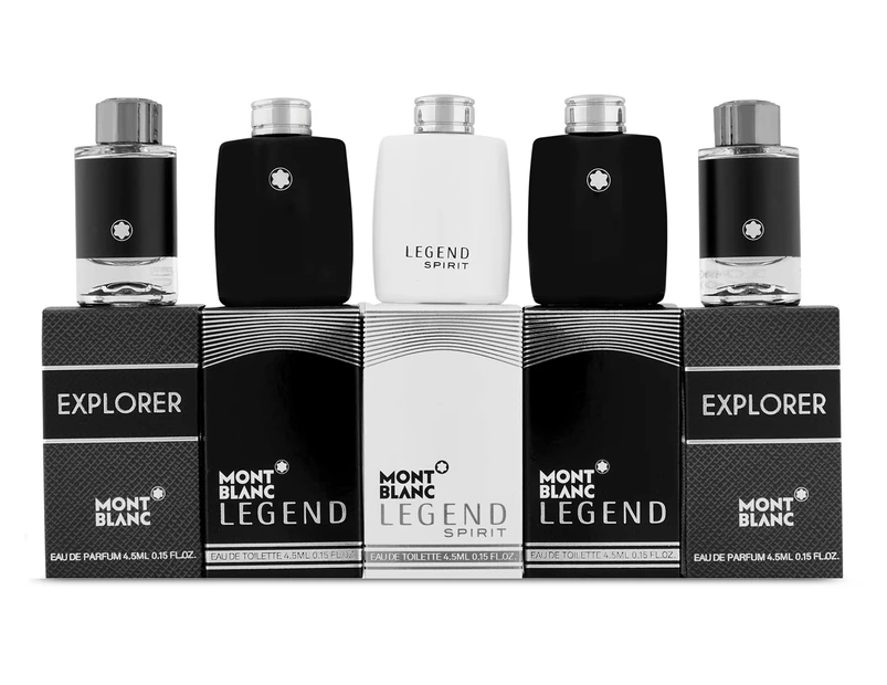 Montblanc Mini Collection For Men 5-Piece Perfume Gift Set