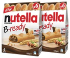 2 x Nutella B-Ready Bar 6pk
