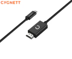 Cygnett 1.8m Unite USB-C to 4K HDMI Cable - Black