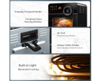 Multifunction 14L Air Fryer Convection Toaster Oven 16 Cooking Presets Stainless Steel Rotisserie