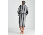 Rivers Vertical Stripe Robe - Mens - Grey Stripe