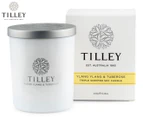 Tilley Ylang Ylang & Tuberose Classic White Triple Scented Soy Candle 240g