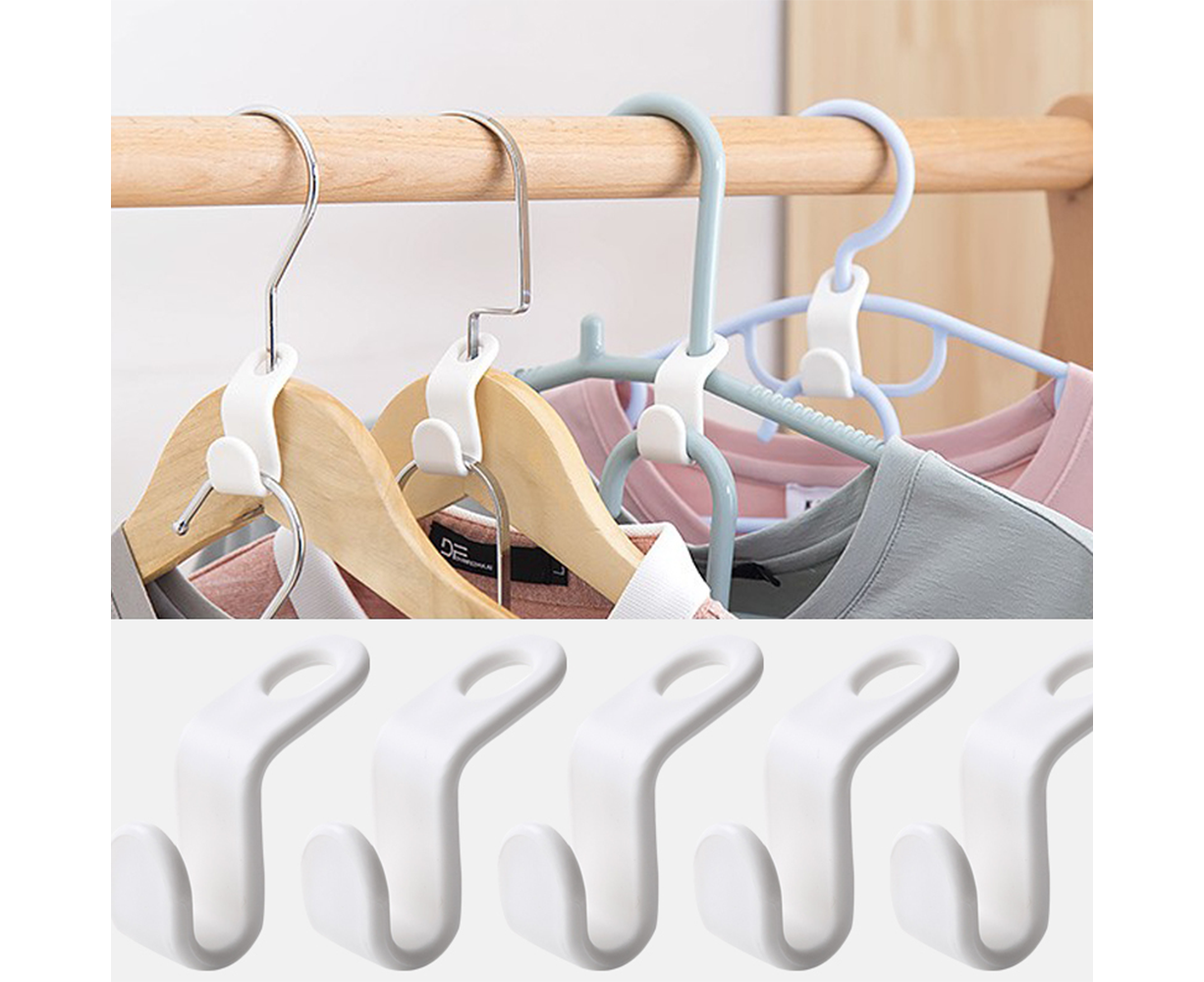 30 PCS Multi-function Wardrobe Space-saving Clothes Hanger Hook