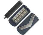 Starfrit 093087 4-Blades Easy Mandoline Slicer with Container, Black