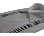 Boys Adjustable Piano Keys Patterned Suspenders Fabric