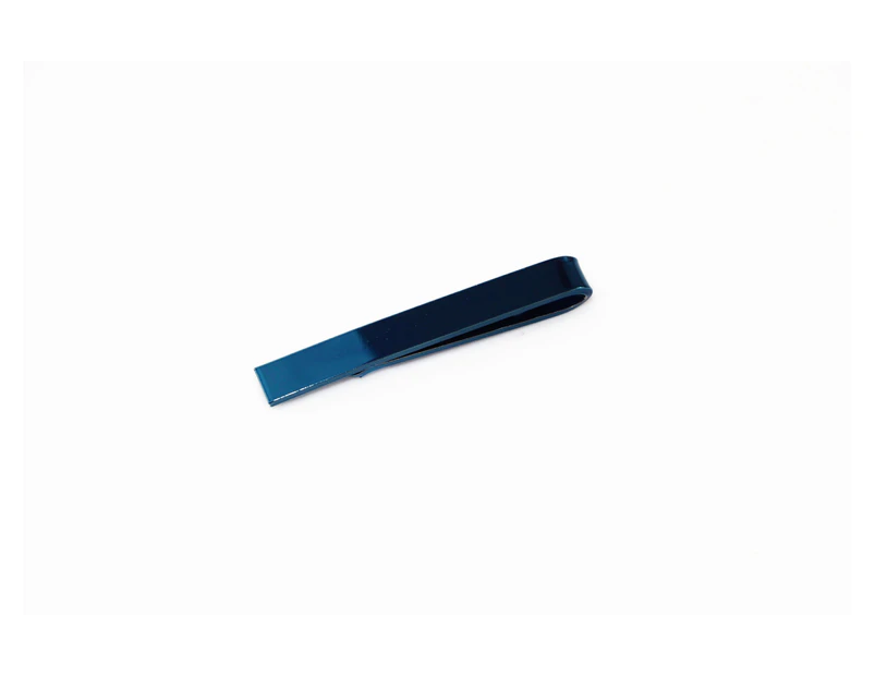 Mens Blue Tie Clip Clasp