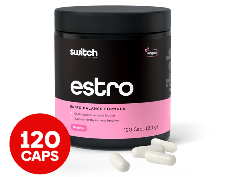 Switch Nutrition Estro Switch Unflavoured 120 Caps