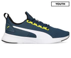 Puma Youth Boys' Flyer Runner Sneakers - Intense Blue/Puma White/Energy Yellow