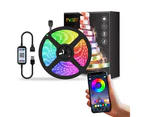 5M Smart RGB LED Strip Lights with App Control and Music Sync for Home, Kitchen, TV, Party