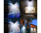 4 Pack Solar Lights Wireless Motion Sensor Lights Waterproof for Outdoor (100 LEDS)