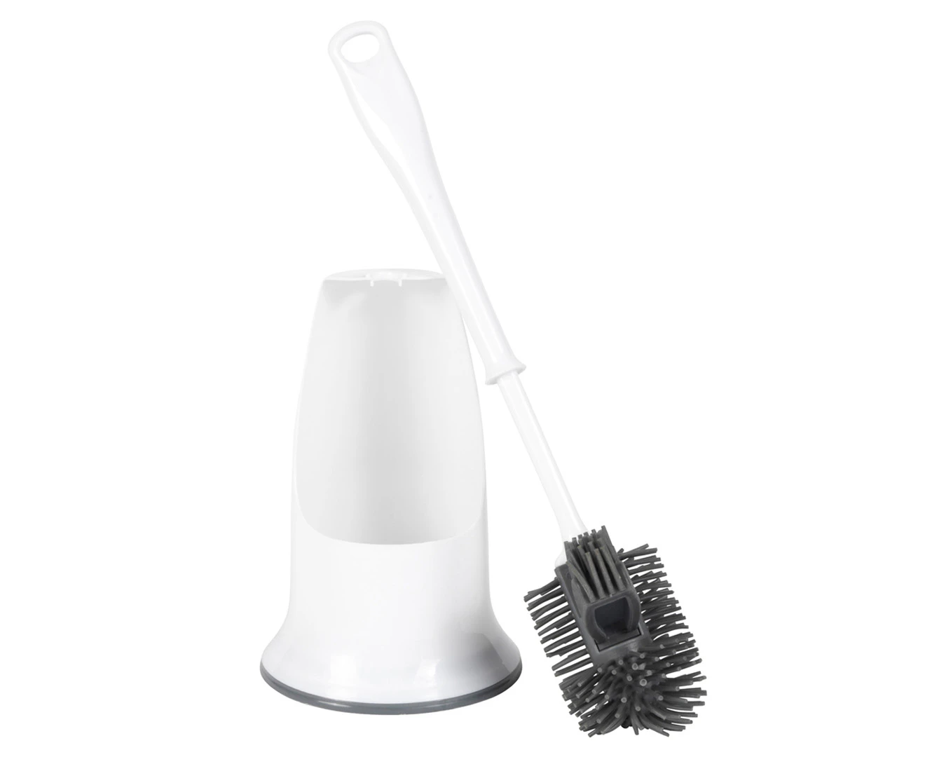 Beldray Antibac Silicone Toilet Bowl Cleaning Brush w/Antibacterial Protection