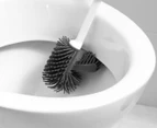Beldray Anti-Bac Silicone Toilet Brush - White/Grey