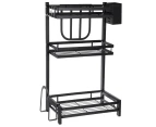 3 Tier Kitchen Spice Rack Storage Organizer Seasoning Bottle Stand Shelf Holder 35.5x23x60cm