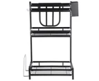 3 Tier Kitchen Spice Rack Storage Organizer Seasoning Bottle Stand Shelf Holder 35.5x23x60cm