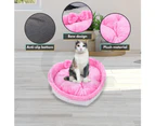 Floofi Pet Bed Cat Heart Shaped Beds Bedding Cushion Soft Pad Mats Comfy Cozy