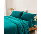 Softouch Thermal 240gsm Super Warm Soft Microplush Sheet Sets - Teal