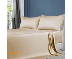 Softouch 100% Natural Premium Bamboo Sheet Sets Pillowcases Flat Fitted Sheet All Size - Linen