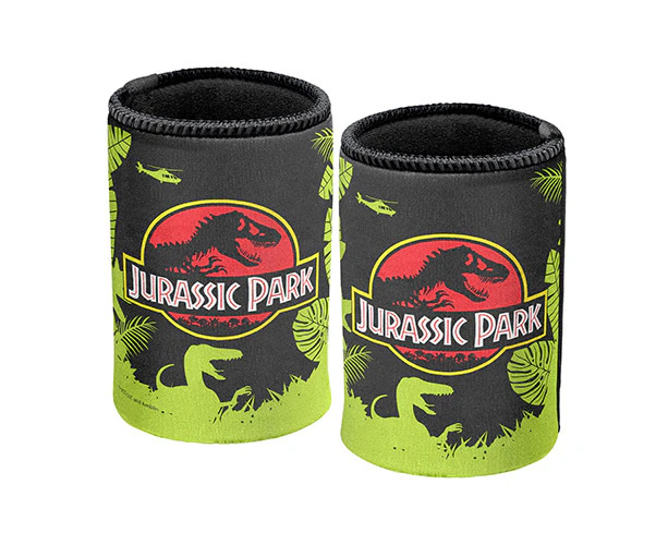 Jurassic Park Dinosaur Movie Neoprene Can Cooler Stubby Holder