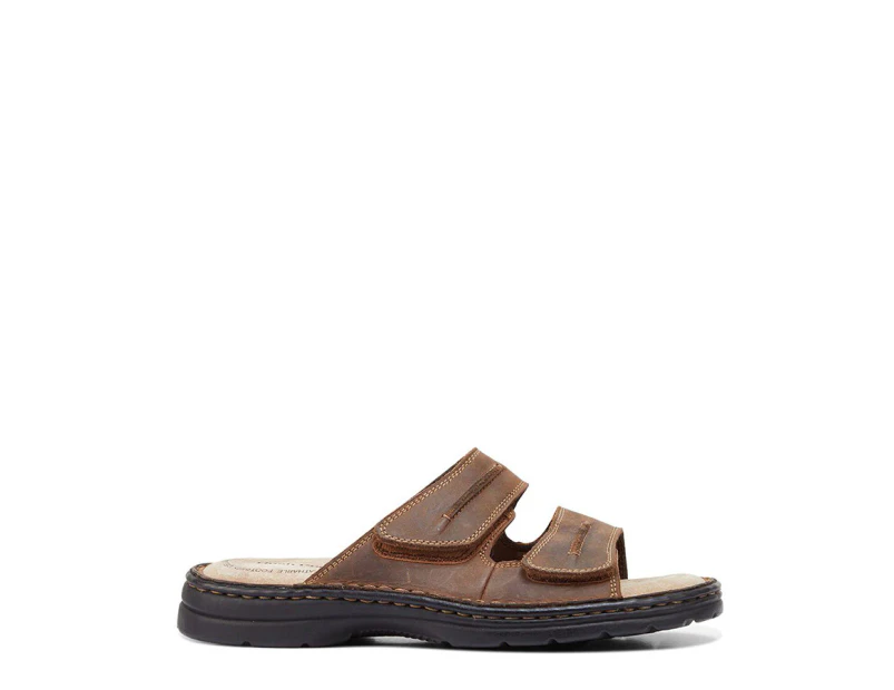 Hush Puppies Men's Slider Sandals - Brown