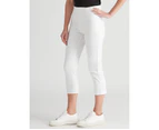 W.Lane Comfort Crop Jeans - Womens - White