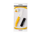(Yellow) - Kyocera Advanced Ceramic Mini 7.6cm Prep Knife, Bar Board and Knife Sheath Set, Yellow