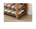 3 Tier Shoe Rack Bamboo Wooden Storage Shelf 4