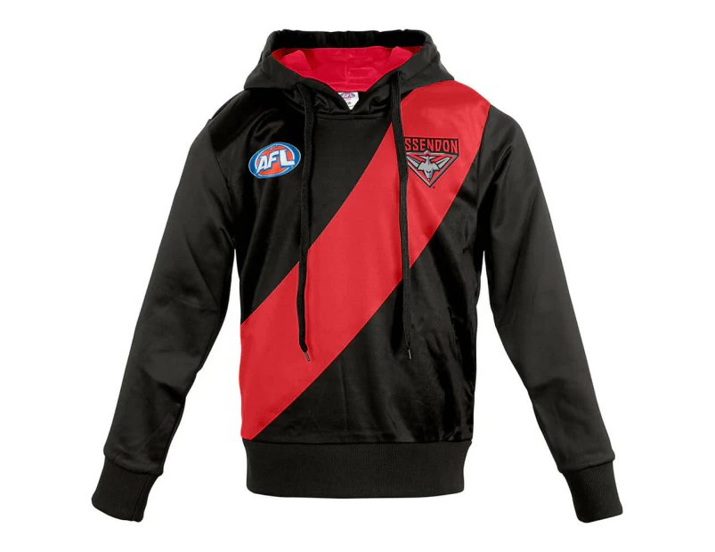 Essendon Youth Long-Sleeved Guernsey Hoody