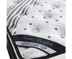 Knitted Exclusive Euro Top Mattress Queen Size Pocket Coil Medium Firm 33cm Thick