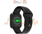 Fitness Tracker Smart Watch I5 Heart Rate Monitor Waterproof IP67 Waterproof - Pink