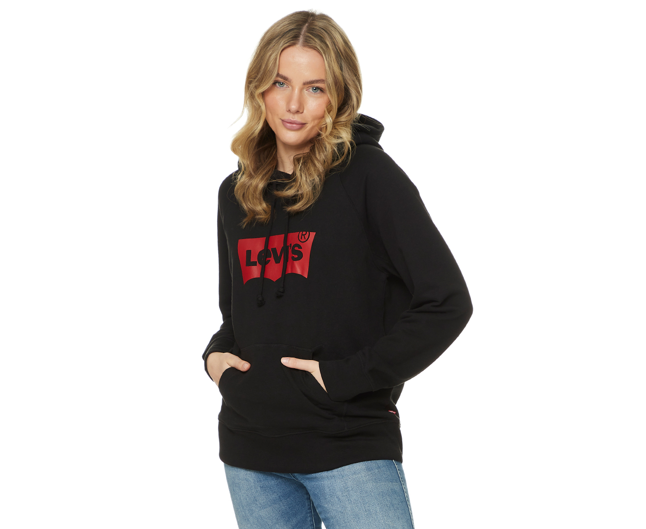 Levi's Women's Graphic Good Sports Hoodie - Black/Red 