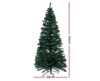 Jingle Jollys Christmas Tree 2.1M LED Xmas trees Optic Fibre Multi Colour