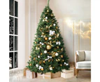 Jingle Jollys Christmas Tree 2.4M Xmas Tree Decorations Pine Needles 2100 Tips