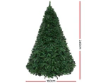 Jingle Jollys Christmas Tree 2.4M Xmas Tree Decoration 8 Light Mode Multi Colour
